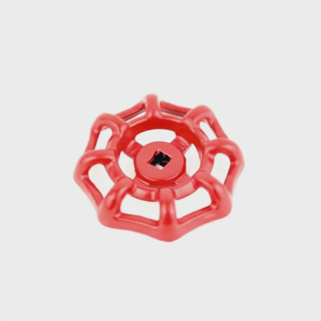 Volante vermelho de 58 mm