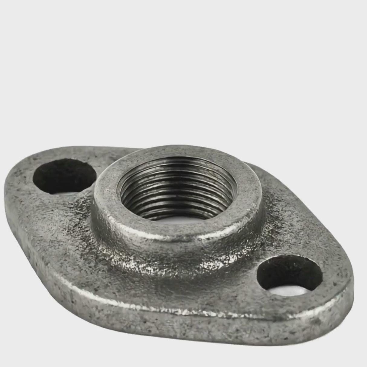 Mesa giratória oval preta