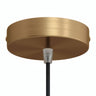 Florão cilíndrico em metal, Ø 120 mm — Cónico em termoplástico / Bronze acetinado