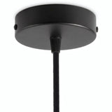 Florão cilíndrico em metal, Ø 120 mm — Cónico em termoplástico / Preto