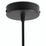 Florão cilíndrico em metal, Ø 120 mm — Cónico em termoplástico / Preto