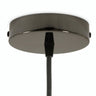 Florão cilíndrico em metal, Ø 120 mm — Cónico em termoplástico / Pérola negra