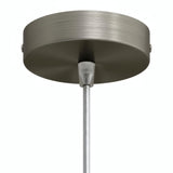 Florão cilíndrico em metal, Ø 120 mm — Cónico em termoplástico / Titânio acetinado