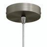 Florão cilíndrico em metal, Ø 120 mm — Cónico em termoplástico / Titânio acetinado