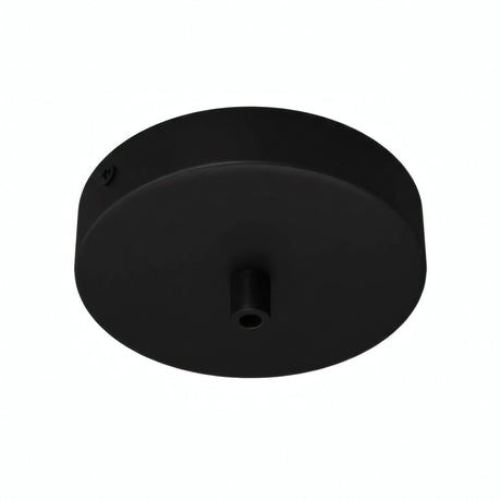 Florão cilíndrico em metal, Ø 120 mm — Cilíndrico em metal / Preto