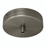 Florão cilíndrico em metal, Ø 120 mm — Cilíndrico em metal / Titânio acetinado