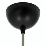 Florão semiesférico em metal, Ø 100 mm — Preto