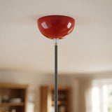 Florão semiesférico em metal, Ø 100 mm — Vermelho
