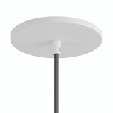 Florão de encastrar à face, Ø 126 mm — Branco mate