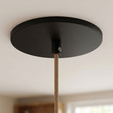 Florão de encastrar à face, Ø 126 mm — Preto