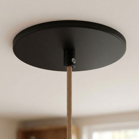 Florão de encastrar à face, Ø 126 mm — Preto