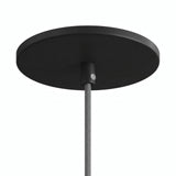 Florão de encastrar à face, Ø 126 mm — Preto