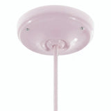 Florão em porcelana com kit de fixação, Ø 105 mm — Rosa antigo