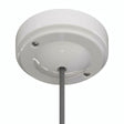 Florão minimalista em porcelana, Ø 100 mm — Branco