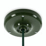 Florão em porcelana com kit de fixação, Ø 105 mm — Verde