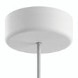 Florão em silicone de exterior IP65, Ø 125 mm — Branco