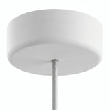 Florão em silicone de exterior IP65, Ø 125 mm — Branco