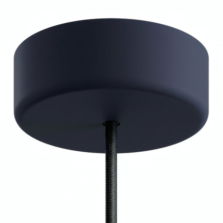 Florão em silicone de exterior IP65, Ø 125 mm — Grafite