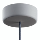Florão em silicone de exterior IP65, Ø 125 mm — Cinzento glaciar