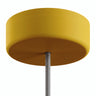 Florão em silicone de exterior IP65, Ø 125 mm — Mostarda