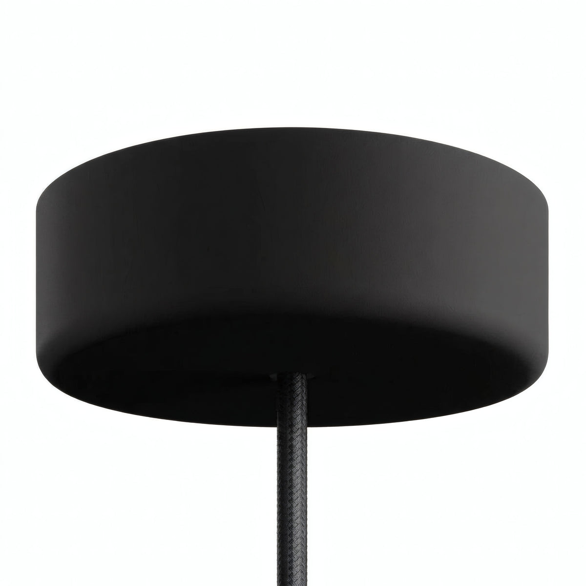 Florão em silicone de exterior IP65, Ø 125 mm — Preto