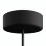 Florão em silicone de exterior IP65, Ø 125 mm — Preto
