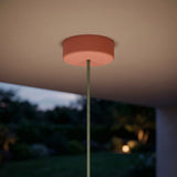 Florão em silicone de exterior IP65, Ø 125 mm — Salmão