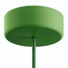 Florão em silicone de exterior IP65, Ø 125 mm — Verde relva