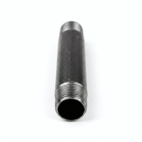 Tube 1/2'' sur-mesure - 15x21mm acier noir - fileté - photo produit fond blanc 1