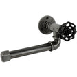 suporte de rolo de papel higiénico com volante preto
