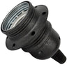 Casquilho E27 metal preto com anel para abajur
