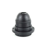 Casquilho termoplástico preto E27