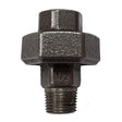 Raccord fonte noire union conique Mal/Fem filetage 1/2" Ø21 sur filets 