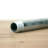tubo personalizado aço galvanizado roscado 12x17mm 12/17mm 3/8'' polegada